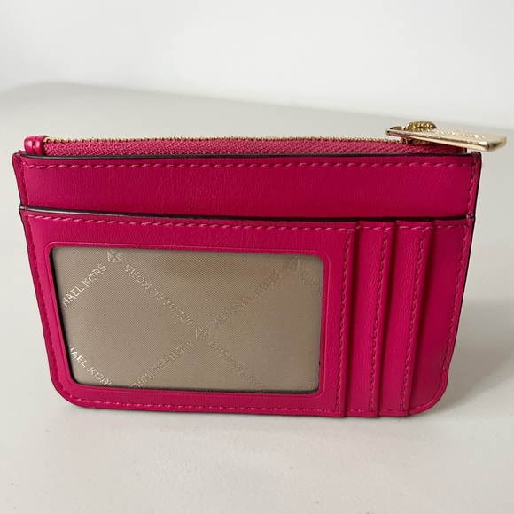 Michael Kors Jet Set Zip Coin Ring Keychain Wallet - Picture 2 of 3